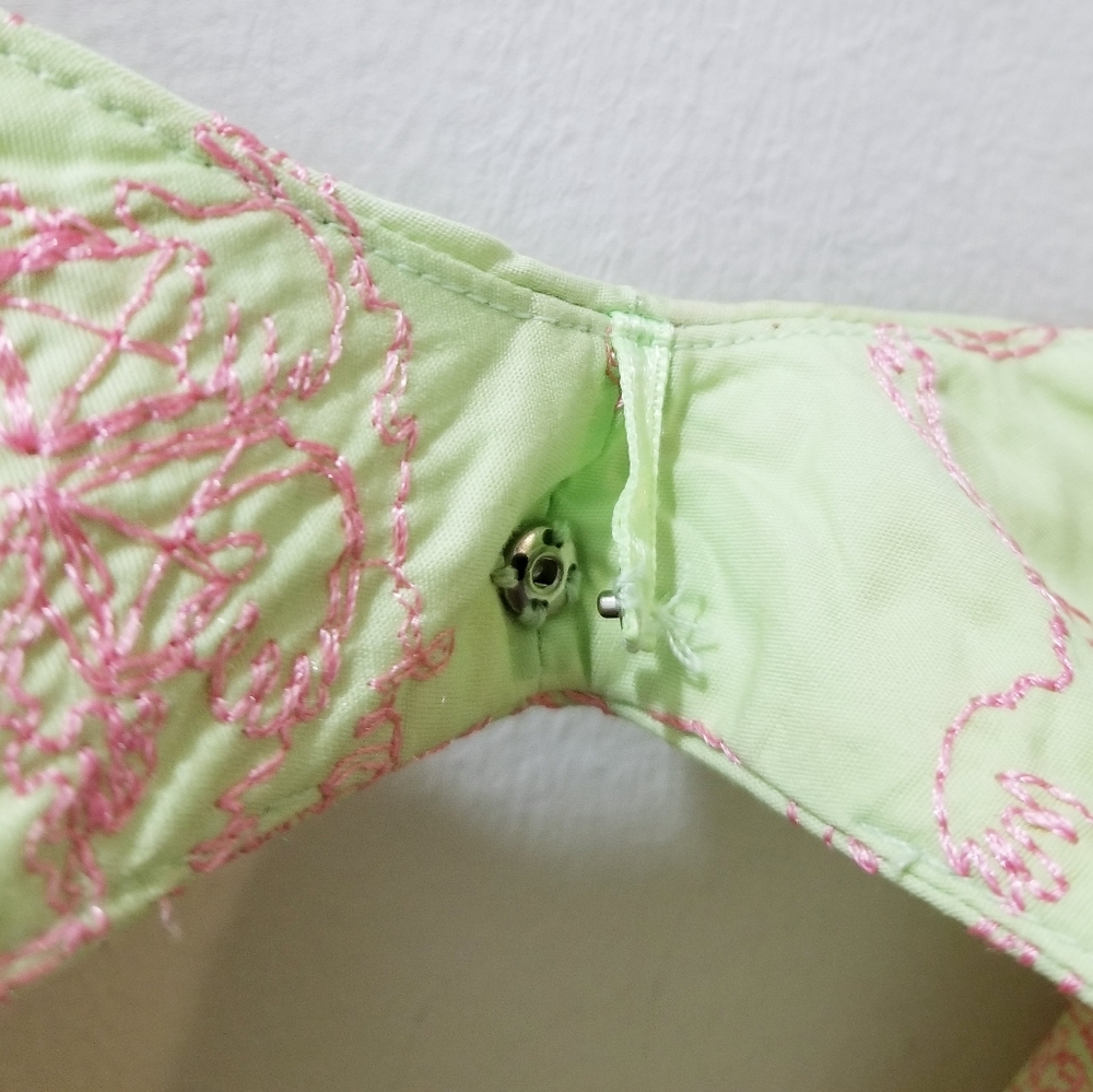 Lilly Pulitzer Vintage White Label Staci Shift Dress Pistachio Monkey Business 4 - Picture 9 of 14